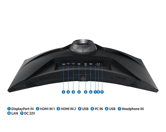 Monitor Gamer Odyssey G6 27", QHD 1440p, 240Hz, 1ms, Freesync Premium Pro, SmartTV, HDR600, Curvo 1000R