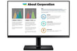 Monitor Samsung 24", Pivoteable, IPS, Borderless. FullHD, Freesync, LF24T452FQNXGO, F24T45, HDMI, DisplayPort - Lapshop Chile