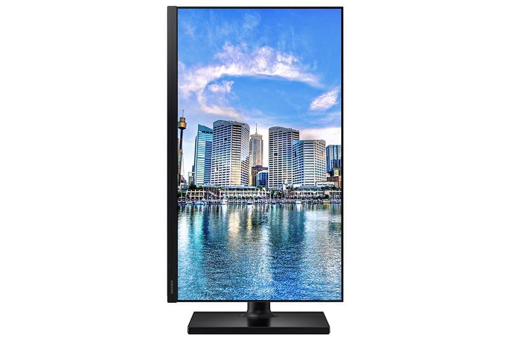 Monitor Samsung 24", Pivoteable, IPS, Borderless. FullHD, Freesync, LF24T452FQNXGO, F24T45, HDMI, DisplayPort - Lapshop Chile