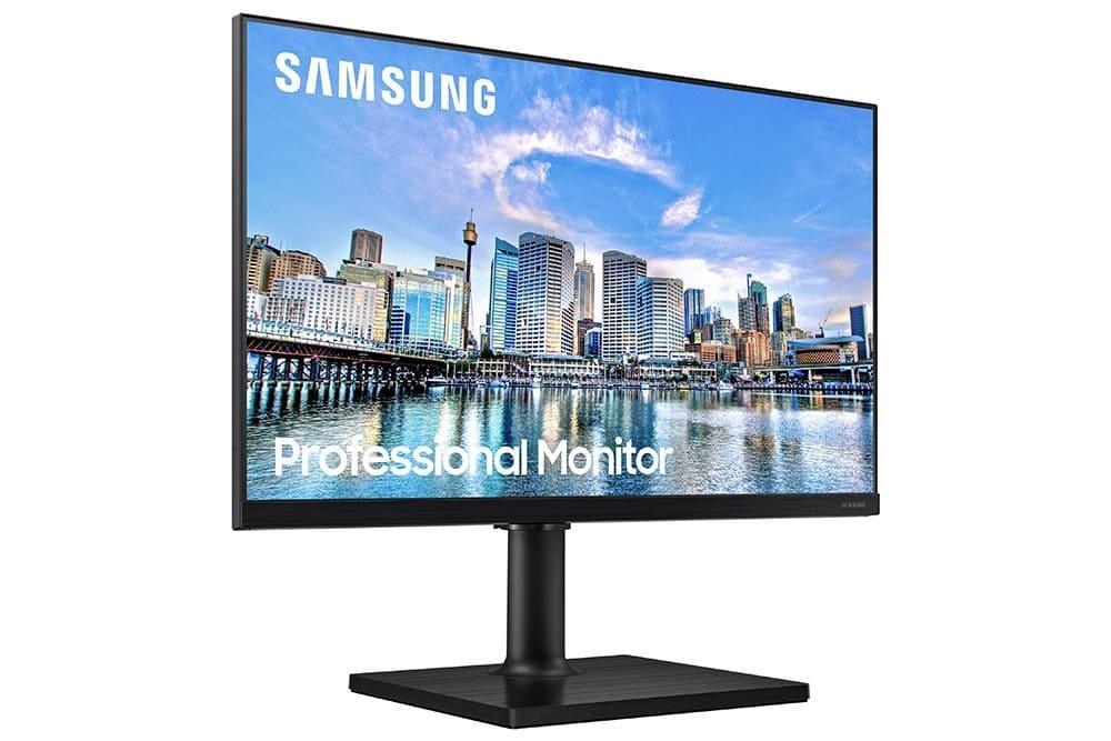 Monitor Samsung 24", Pivoteable, IPS, Borderless. FullHD, Freesync, LF24T452FQNXGO, F24T45, HDMI, DisplayPort - Lapshop Chile