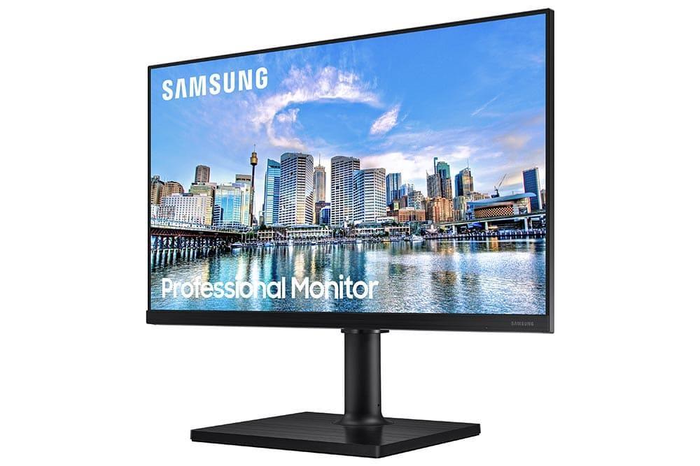 Monitor Samsung 24", Pivoteable, IPS, Borderless. FullHD, Freesync, LF24T452FQNXGO, F24T45, HDMI, DisplayPort - Lapshop Chile