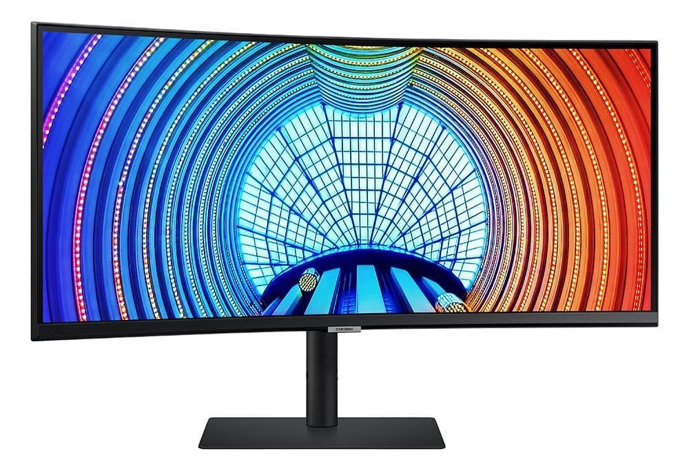 Monitor Samsung Ultrawide Curvo 1000R 34", LS34A650UXLXZS, Ultra WQHD, VA, HDMI, DisplayPort, USB-C (PC/Mac), 100Hz, Freesync, S34A650U - Lapshop Chile